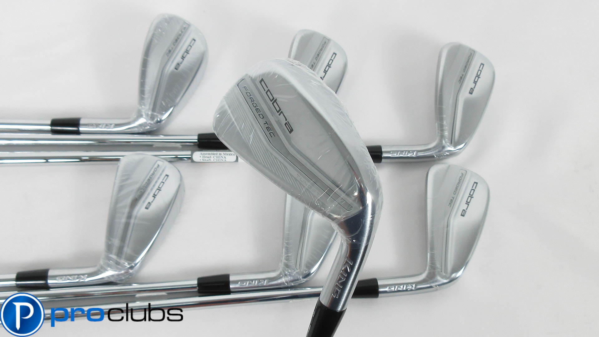 NEW COBRA KING FORGED TEC IRONS 4-PW STEEL KBS S-TAPER LITE